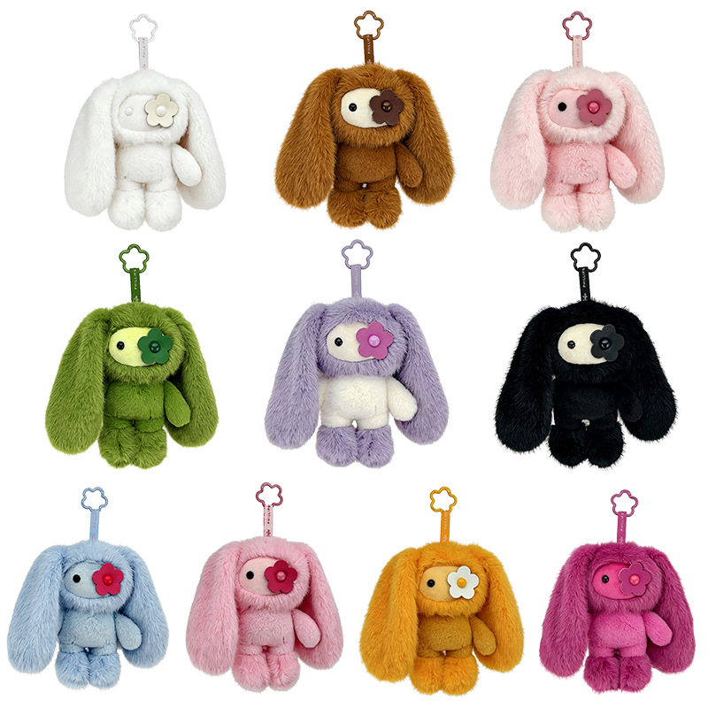 Carabiner Keychain - Chaveiro de Pelúcia Coelho Juju Fofo