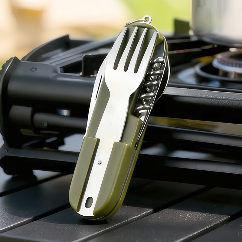 Pocket Knife Ceramic - Novo Conjunto de Talheres de Camping