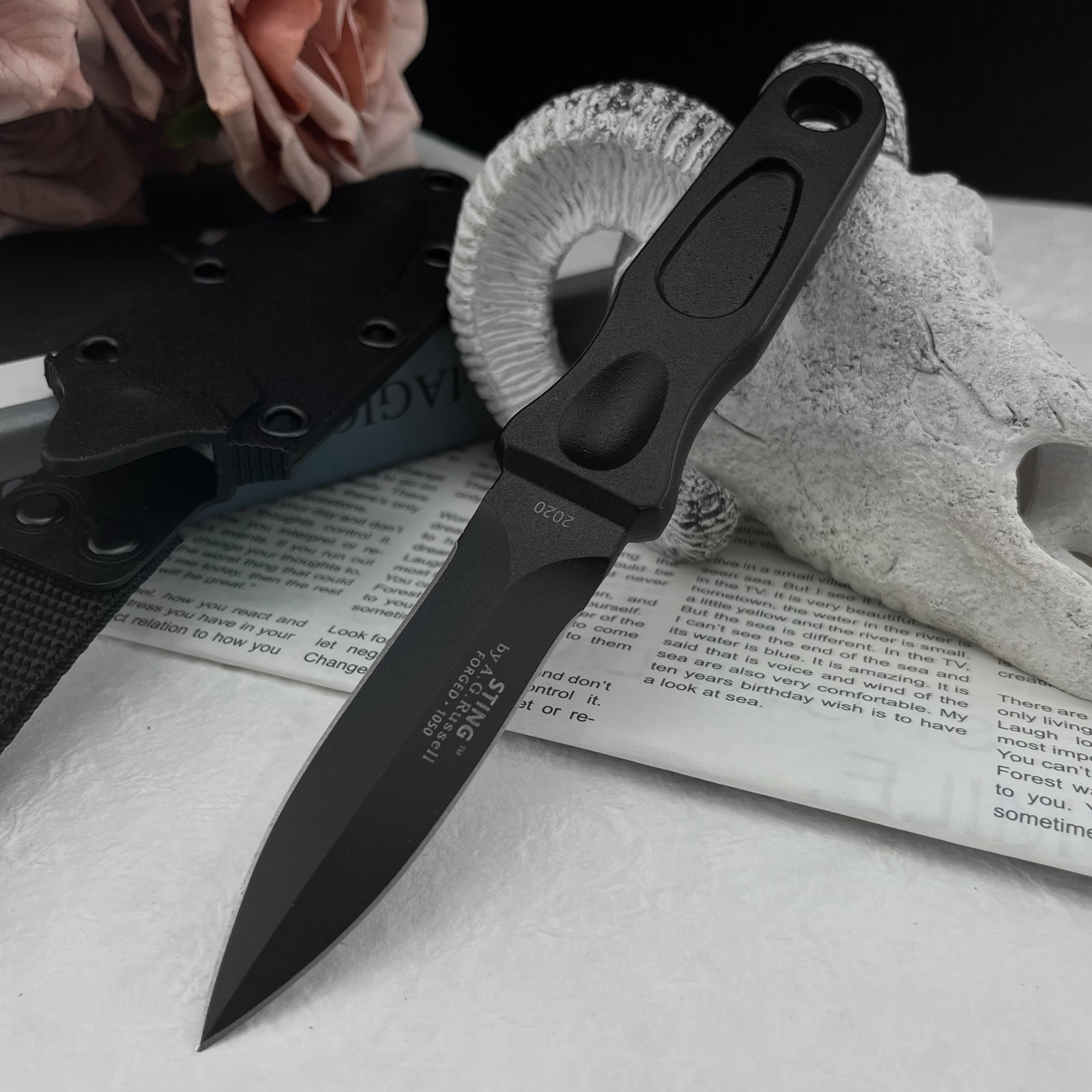 Edc Carry Fixed Blade - Faca de Lâmina Fixa Multifuncional em