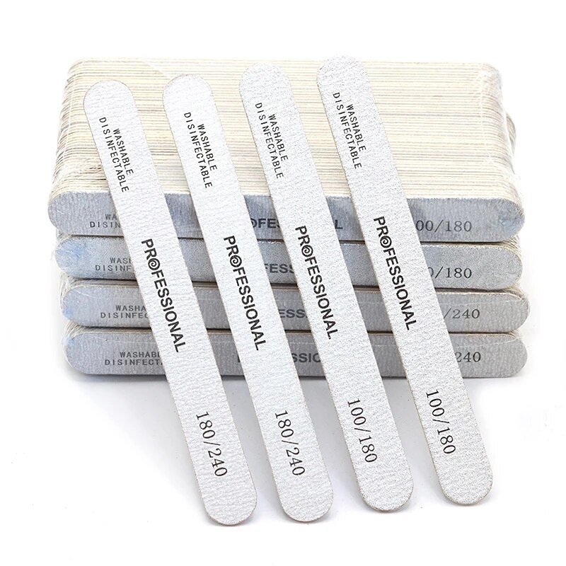 100 pçs arquivo de unhas de ma - Nail File Titanium avaliação e preço
