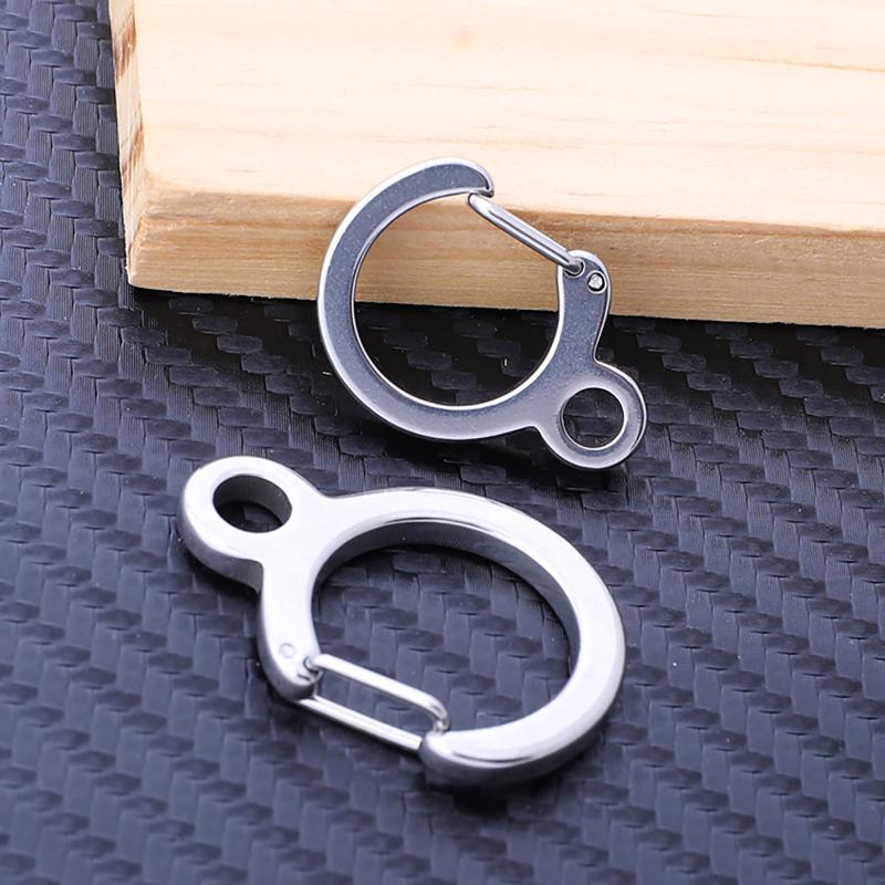 2/5 Peças Mosquetão de Aço Ino - Carabiner Keychain avaliação e preço