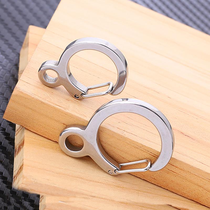 2/5 Peças Mosquetão de Aço Ino - Carabiner Keychain avaliação e preço