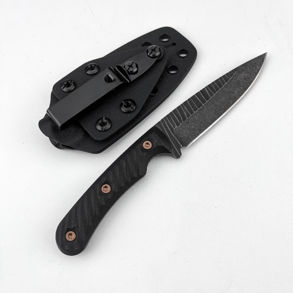 Faca Bushcraft Full Tang com L - Edc Carry Fixed Blade avaliação e preço