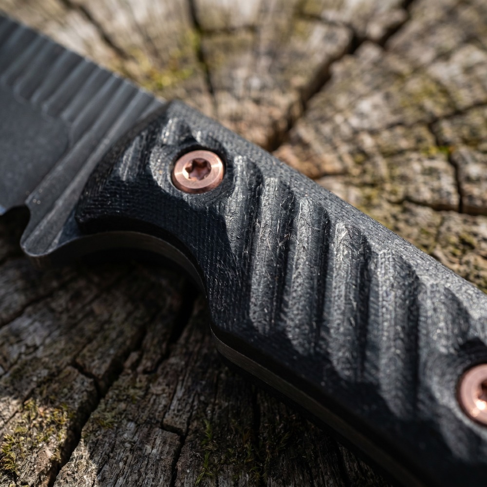 Faca Bushcraft Full Tang com L - Edc Carry Fixed Blade avaliação e preço