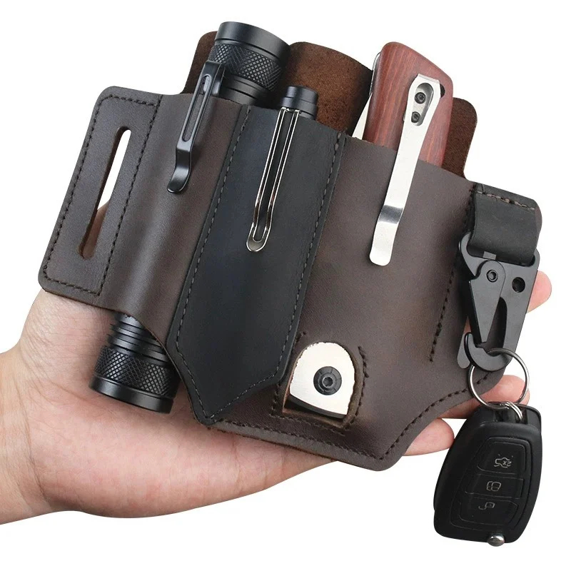 Cabide de cintura de couro por - Leather Edc. Carry Pouch avaliação e preço