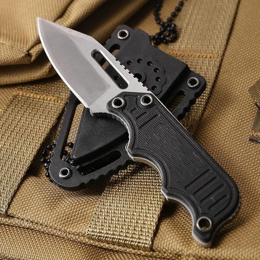 Faca de Pescoço Portátil com B - Edc Carry Fixed Blade avaliação e preço