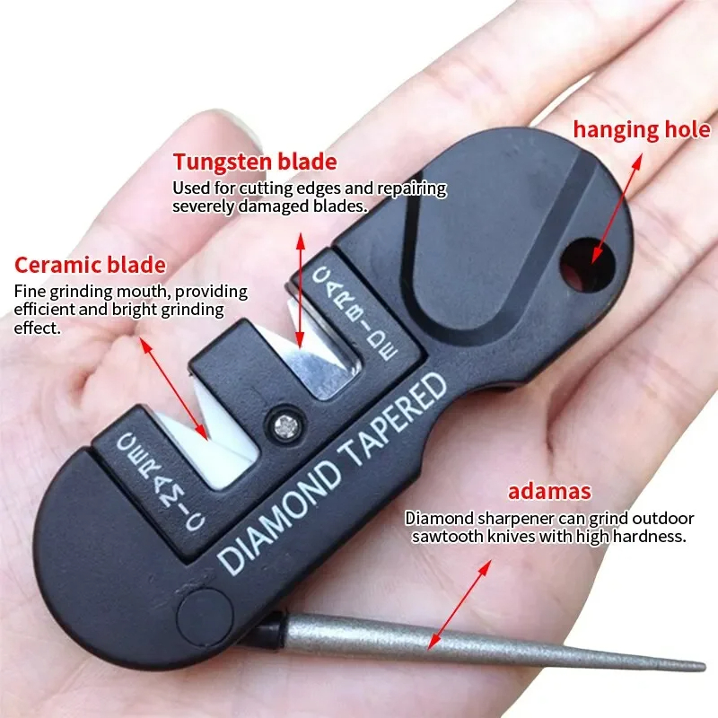 Afiador de Facas Mini Portátil - Pocket Knife Ceramic avaliação e preço