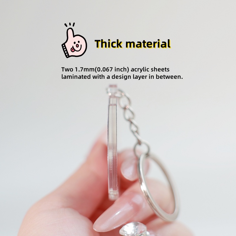 2D PLANO 6cm/2.36 polegadas 1  - Carabiner Keychain avaliação e preço
