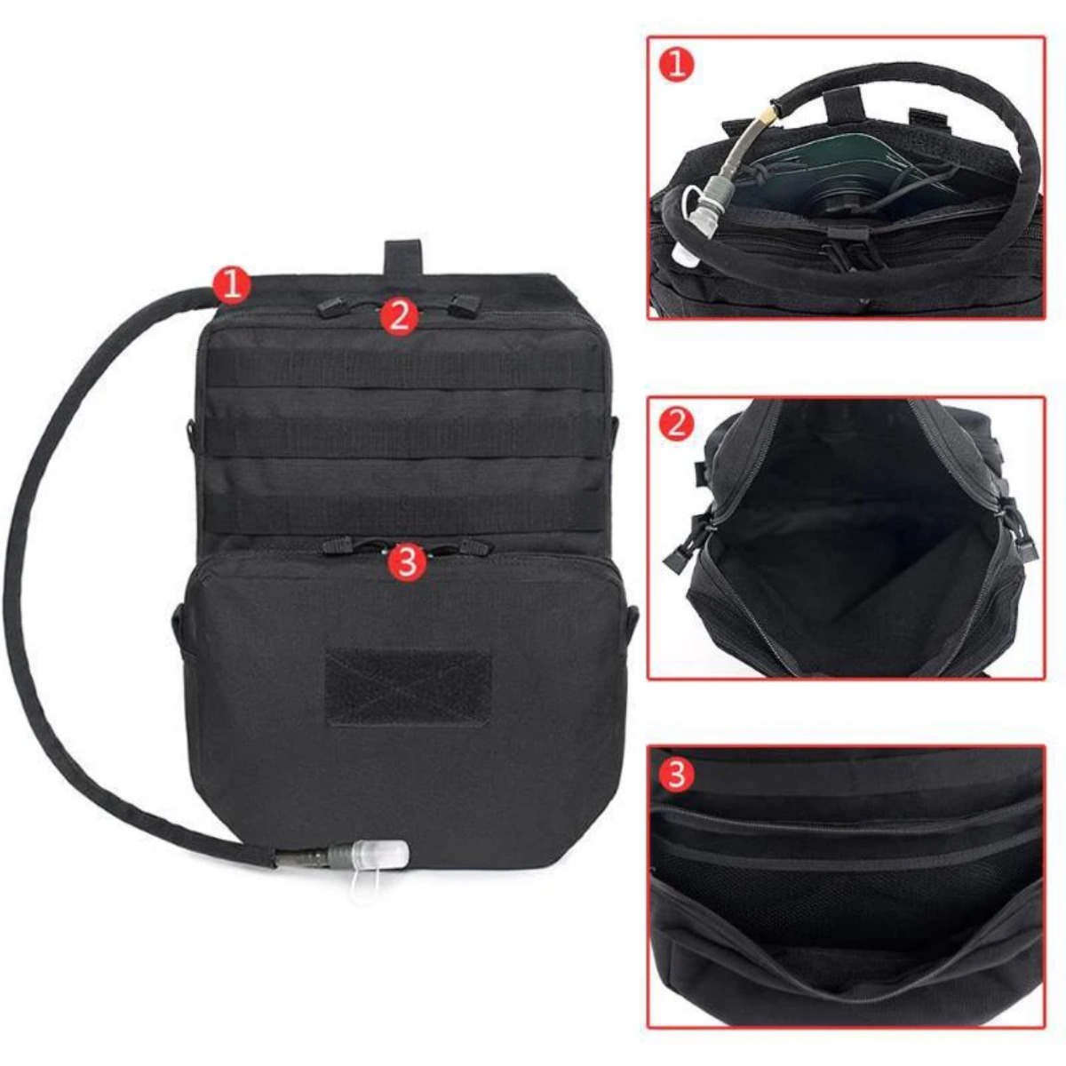 Outdoor Molle Nylon Bag, Campi - Edc Carry Pack avaliação e preço
