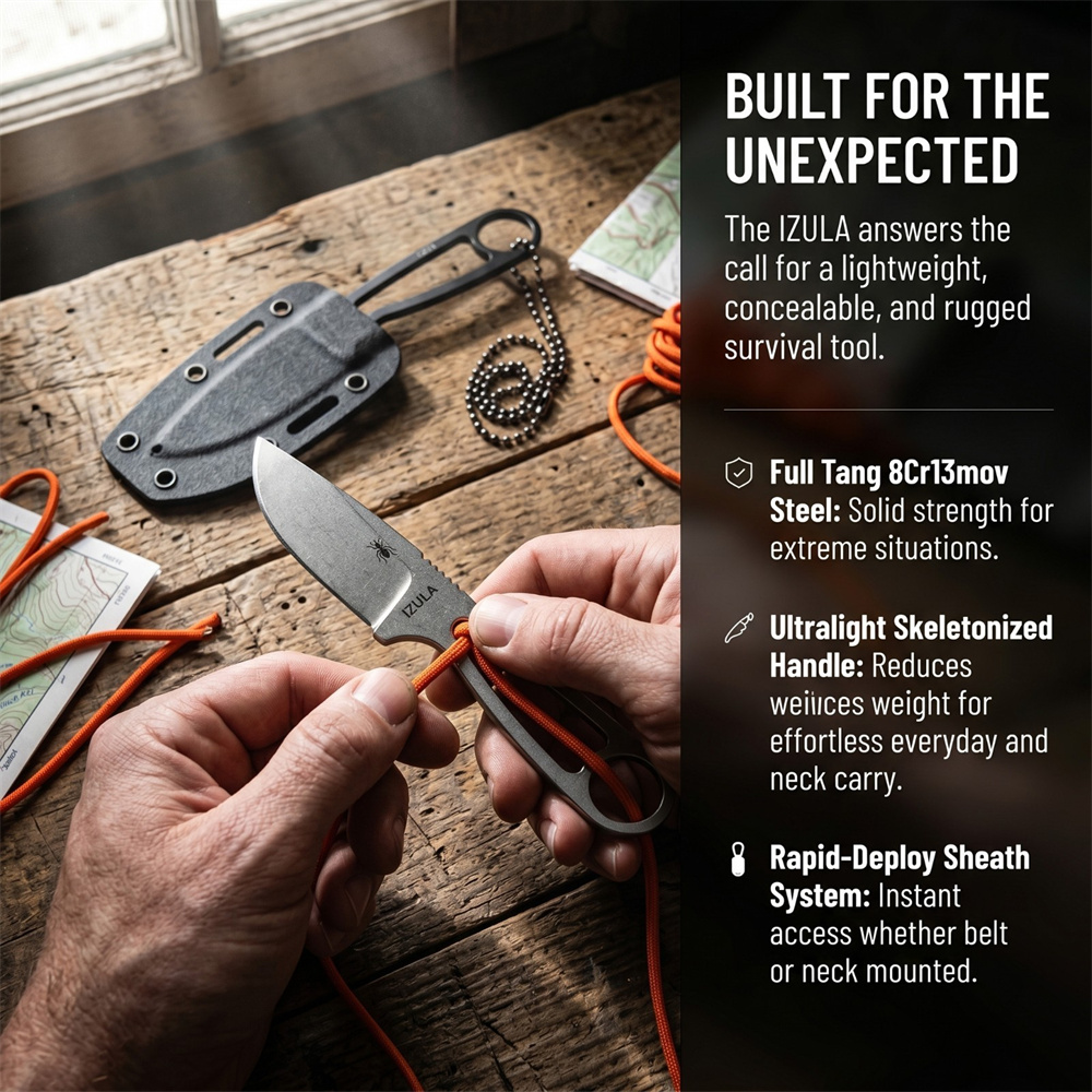 Faca de Sobrevivência de Lâmin - Edc Carry Fixed Blade avaliação e preço