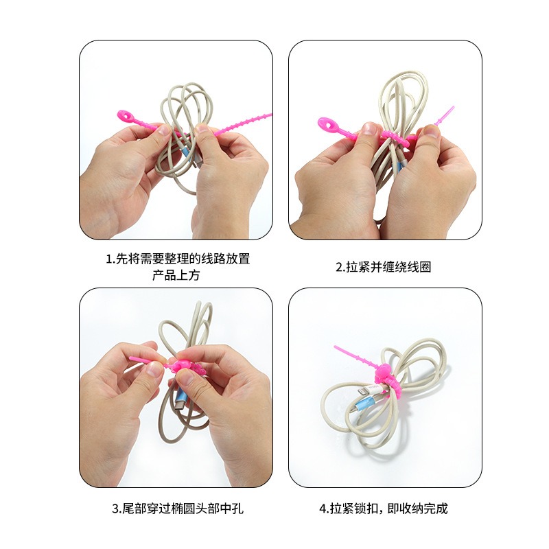 Cinta de Silicone Multifuncion - Cable Winder Keychain avaliação e preço