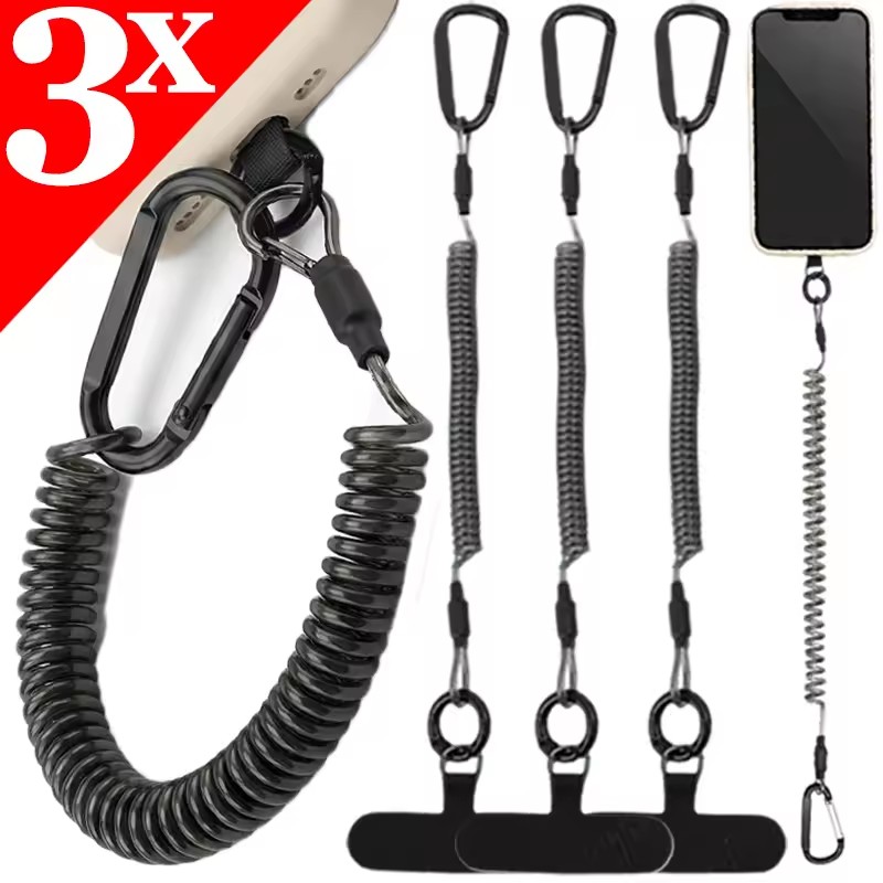 Corda Anti-Perda Flexível para - Carabiner Keychain avaliação e preço