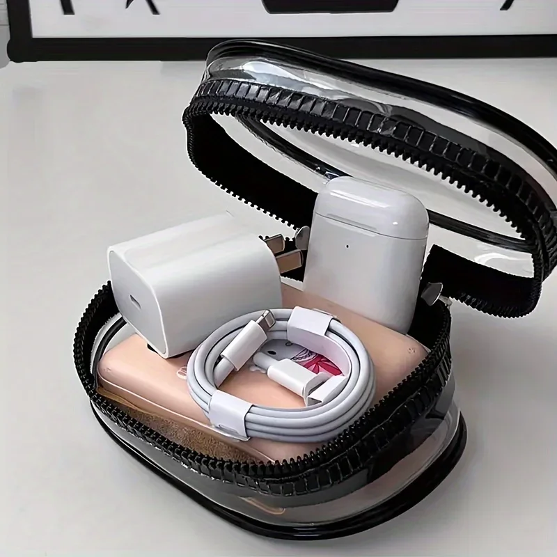 Bolsa de Armazenamento Transpa - Cable Winder Keychain avaliação e preço
